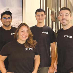 Daniel Troncoso, CTO, Rocio Espinosa, COO, Jose Del Solar, CEO and Gerardo Bluske, CBO, ByBug