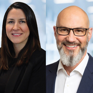 Andrea Gough, Director, Solentim Portfolio and Science Applications ; Germar Wittke, Biopharma Sales Director, EMEA, Advanced Instruments