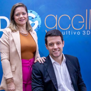 Leandra Baptista, Scientific Co-Founder; Raphael Baptista, Co-Founder, Gcell Cultivo 3D